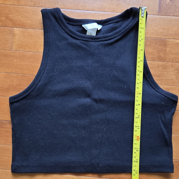 H&M Black Ribbed Tank Top - Picture 6 of 7
